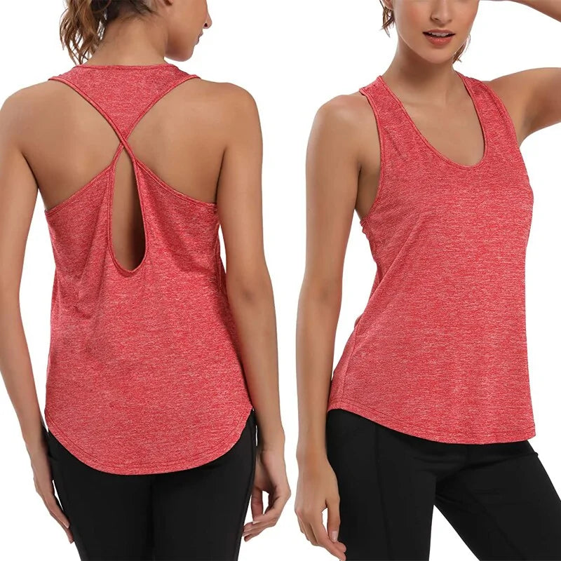 Running Vest - Lightweight and Breathable Fitness Shirt for Yoga, Gym, and Running