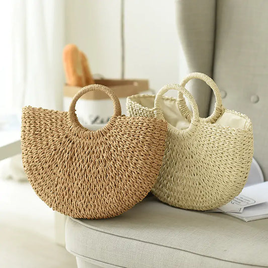 Artisan Handmade Woven Straw Bag