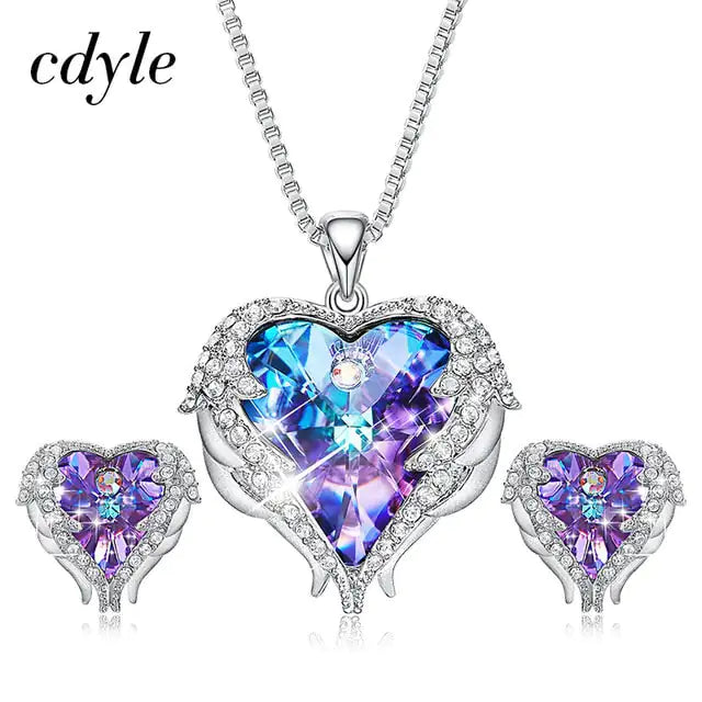 Cdyle Crystals Necklace - Sparkling Elegance and Timeless Style