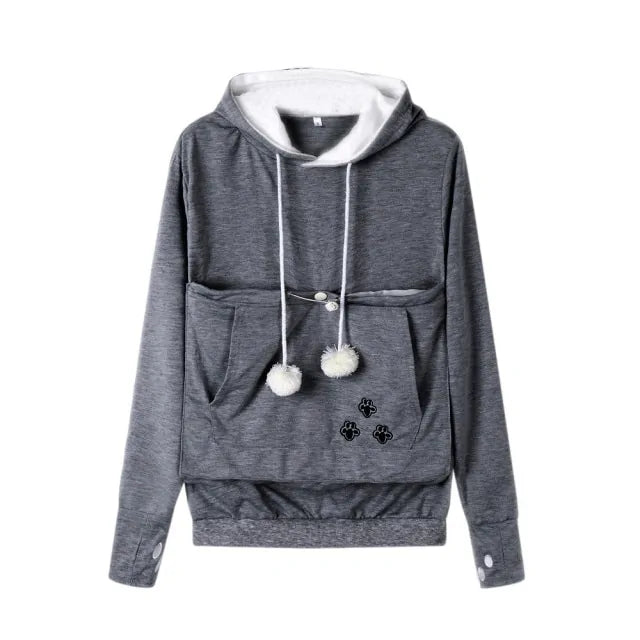 Casual Women Sweatshirt - Stylish and Warm Hoodie for Autumn & Winter