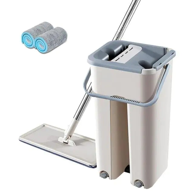 Microfiber Automatic Cleaning Mop - Self-cleaning Technology & Wet/Dry Cleaning