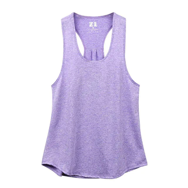 Workout Tank Top with Breathable Fabric & Moisture-Wicking Technology