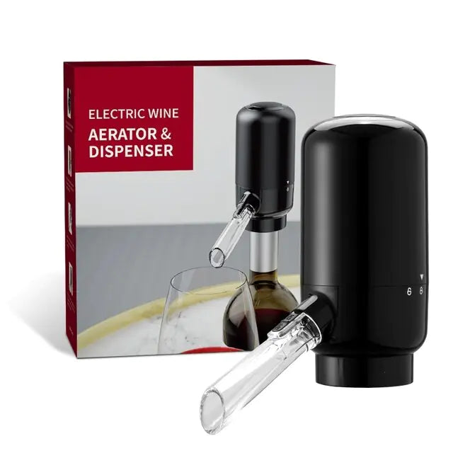 Electric Wine Aerator and Dispenser - Quick & Effortless Aeration