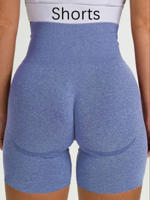 Seamless High-Waisted Spandex Blend Leggings