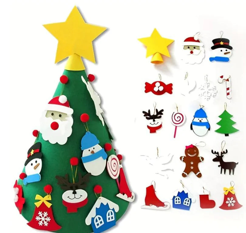 Felt Christmas Tree Ornaments