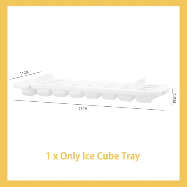 Silicone Ice Tray Set with Storage Box & Scoop