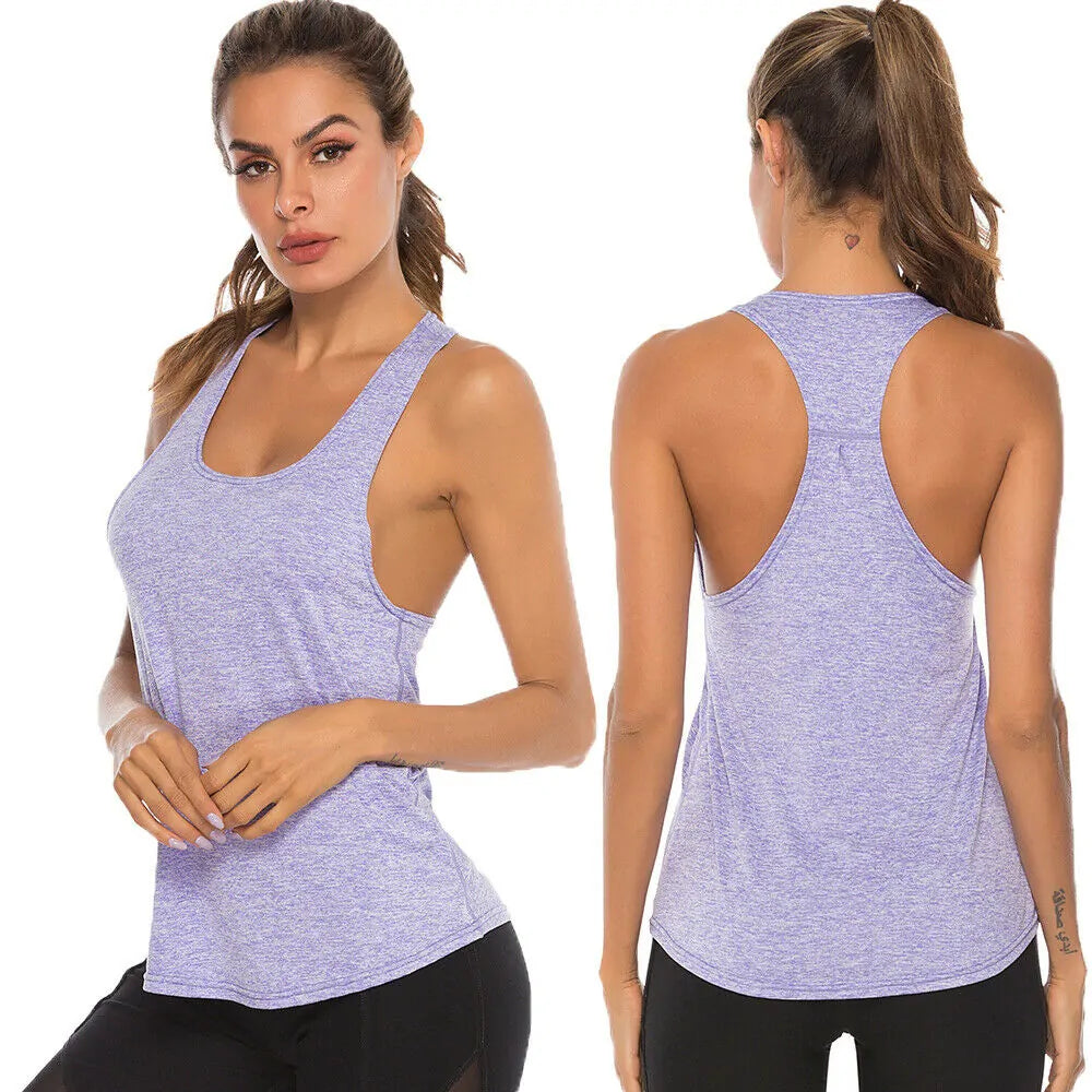 Running Vest - Lightweight and Breathable Fitness Shirt for Yoga, Gym, and Running