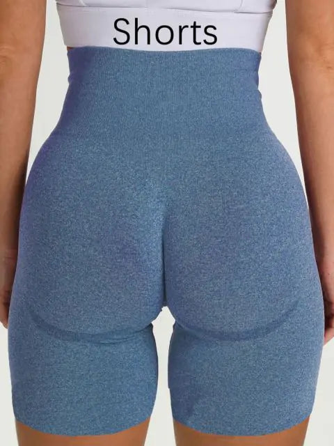 Seamless High-Waisted Spandex Blend Leggings