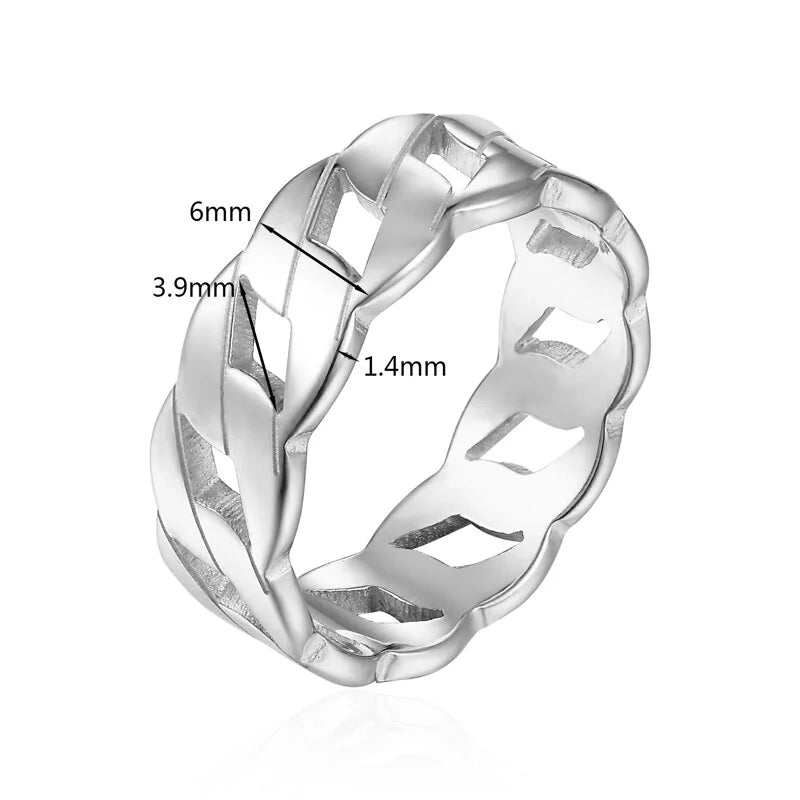 Cassie Ring: Durable Stainless Steel Jewelry with Fashionable Design