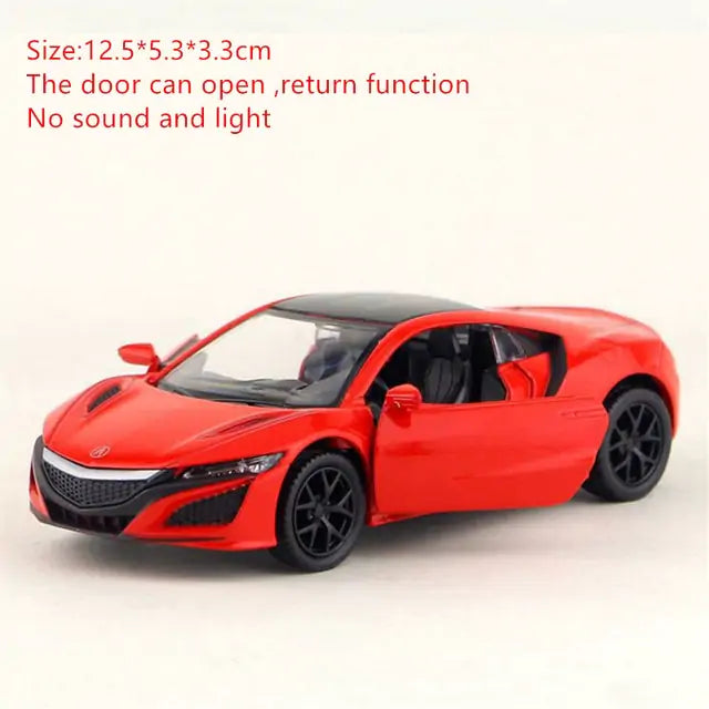 Acura NSX 1:32 Scale Alloy Sports Car with Metal Diecasts