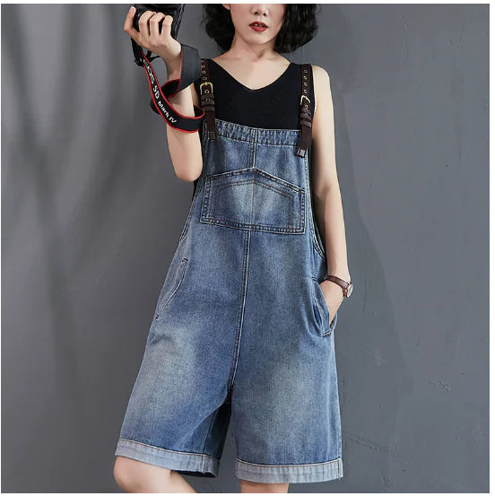 Summer Denim Rompers