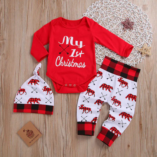 My First Christmas Baby Outfits