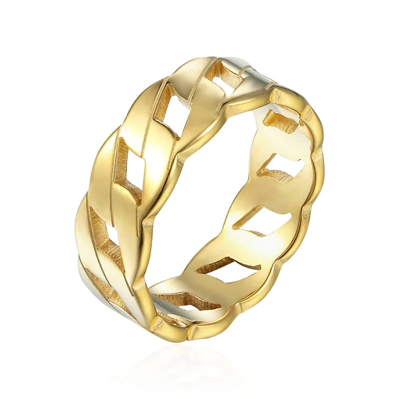 Cassie Ring: Durable Stainless Steel Jewelry with Fashionable Design