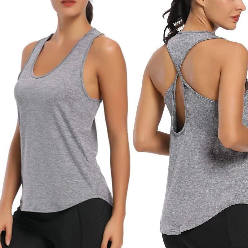 Running Vest - Lightweight and Breathable Fitness Shirt for Yoga, Gym, and Running