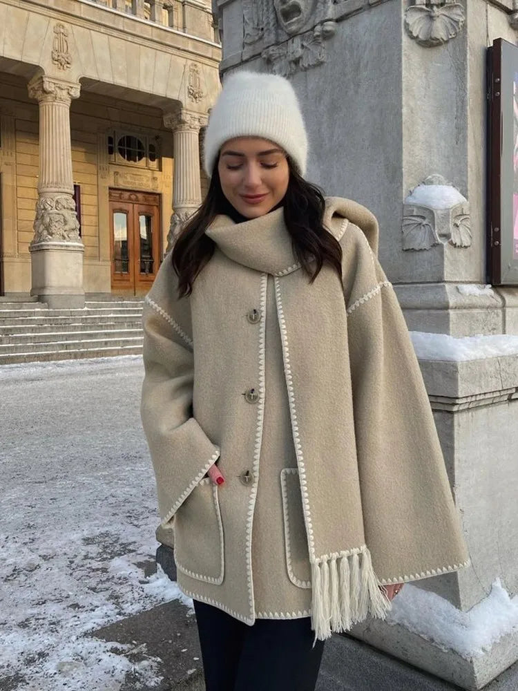 Luxe Plush Winter Coat for Women