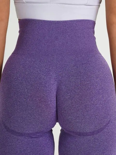 Seamless High-Waisted Spandex Blend Leggings