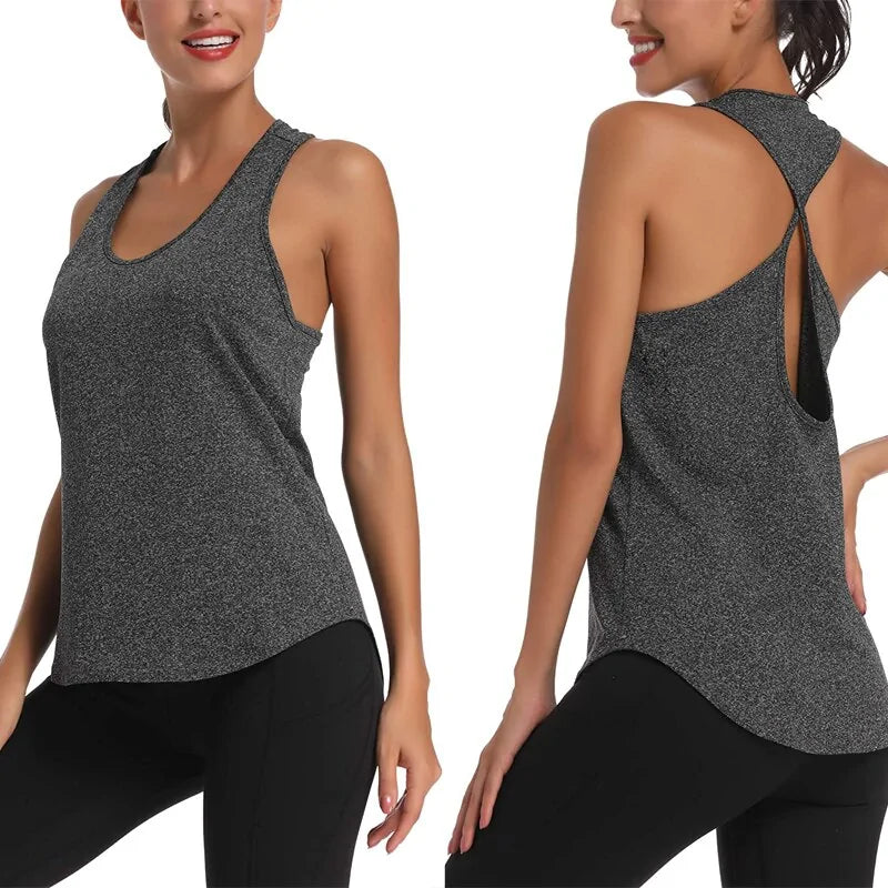 Running Vest - Lightweight and Breathable Fitness Shirt for Yoga, Gym, and Running