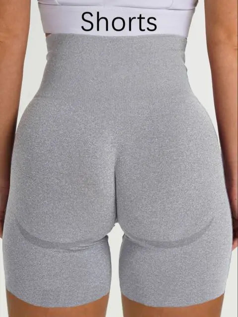 Seamless High-Waisted Spandex Blend Leggings