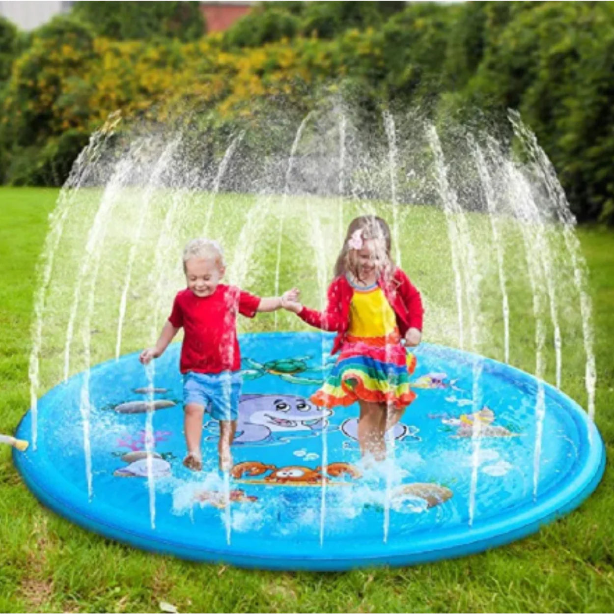 Splash Pad Sprinkler - Ultimate Outdoor Water Toy for Endless Summer Fun!