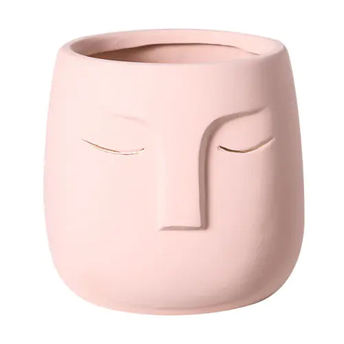 Ceramic Face Living Room Vase