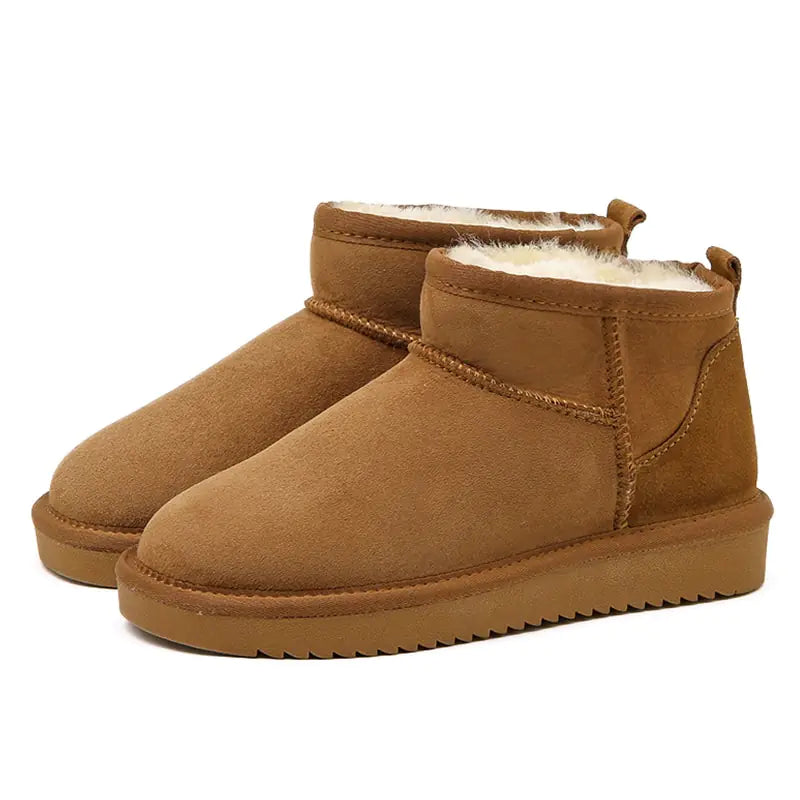 Cozy Wool-Lined Suede Winter Boots