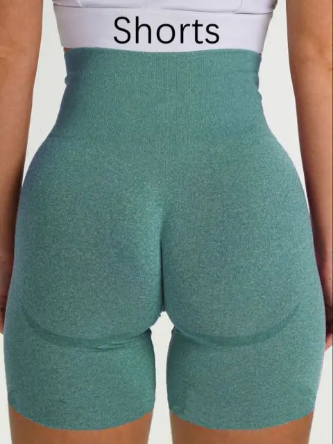 Seamless High-Waisted Spandex Blend Leggings