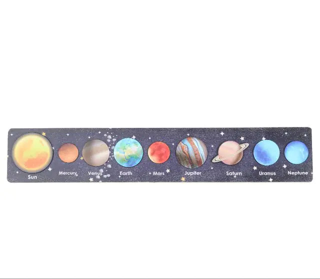 Montessori Solar System Puzzle - Hands-On Learning, Explore the Universe