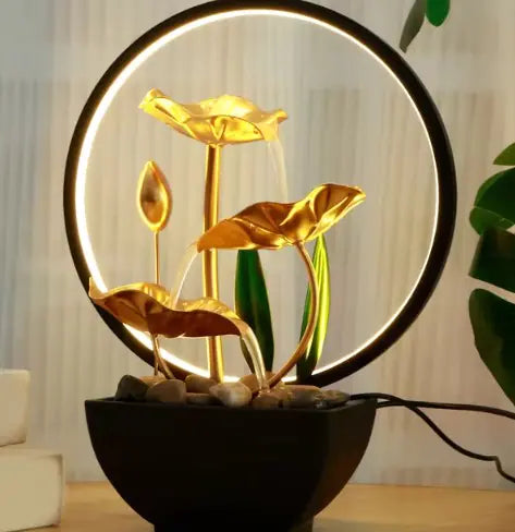 Desktop Fountain Water Circulate Waterfall Decor