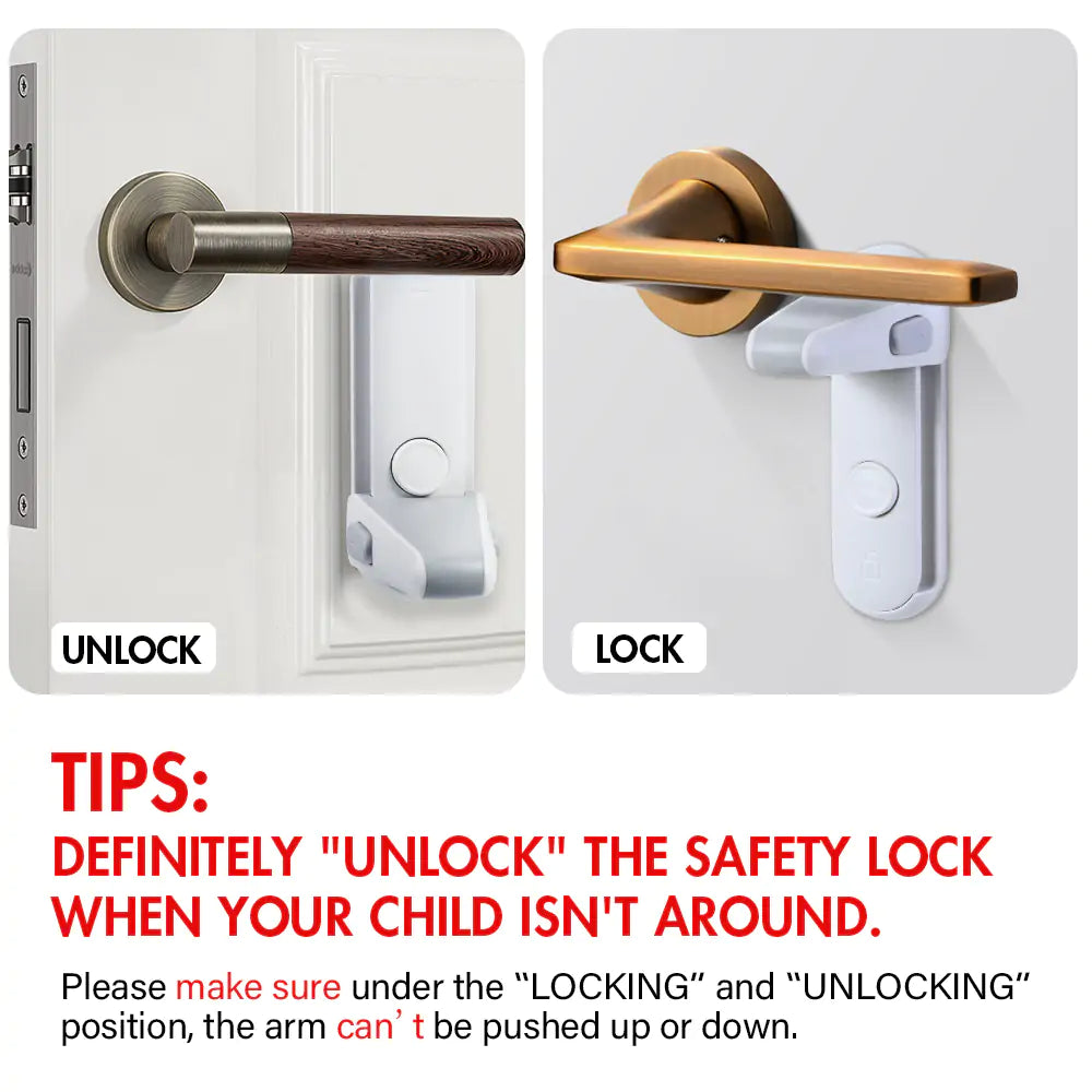 Child Safety Door Lever Lock