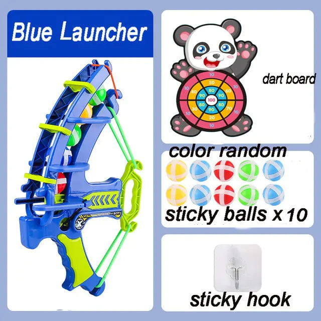 Slingshot Target Sticky Ball Dartboard for Outdoor Hand-Eye Coordination and Precision Skills