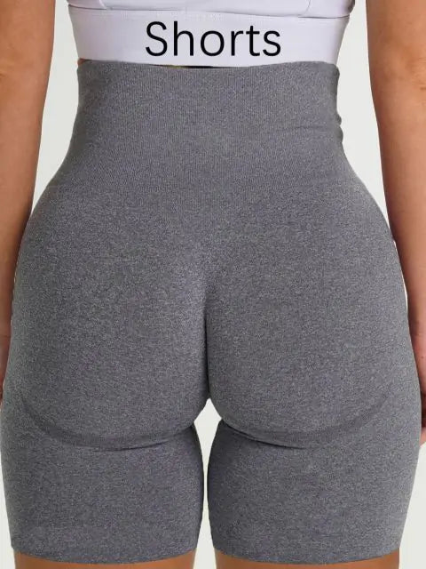 Seamless High-Waisted Spandex Blend Leggings