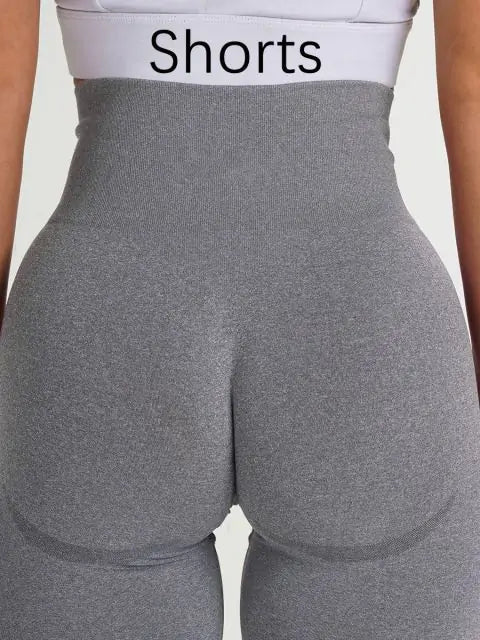 Seamless High-Waisted Spandex Blend Leggings