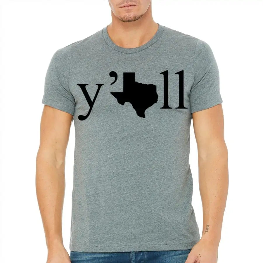 Men's Print Shirt - Texas y'all