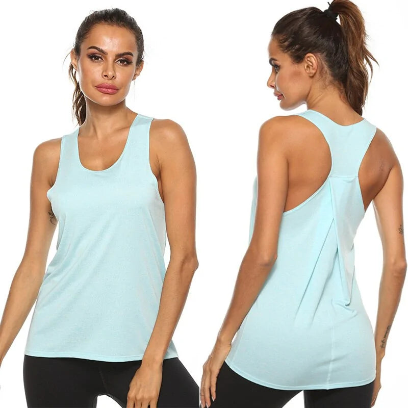 Running Vest - Lightweight and Breathable Fitness Shirt for Yoga, Gym, and Running