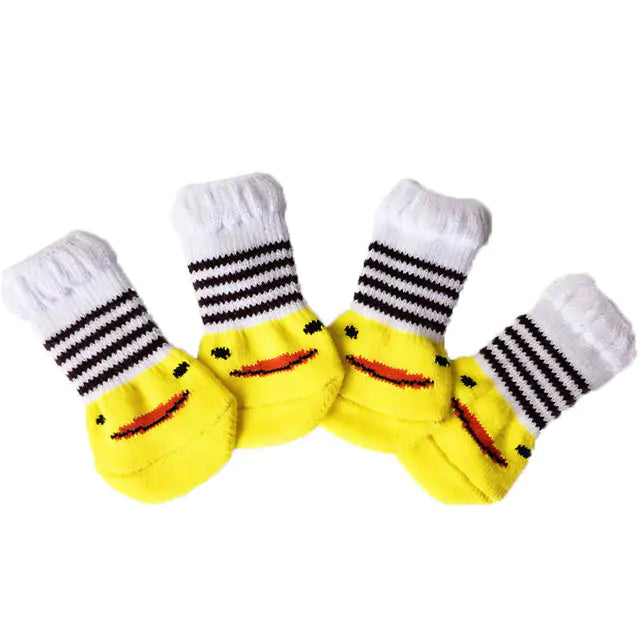 Knitted Pet Socks Set - Keep Your Pup Warm and Safe