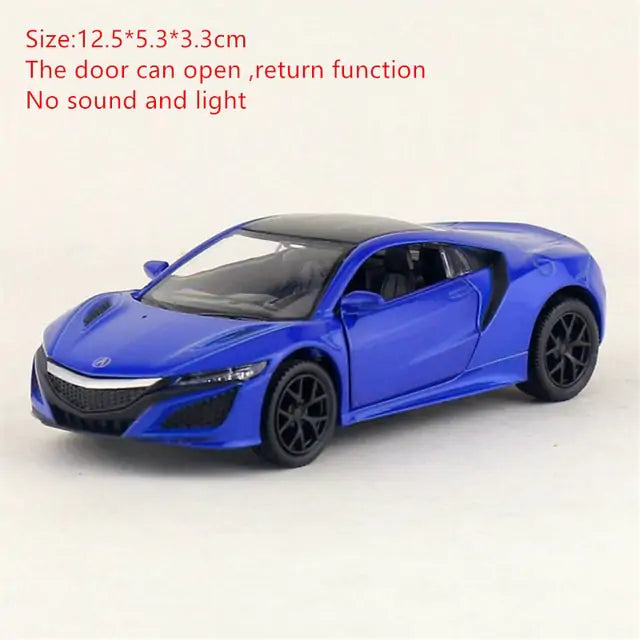 Acura NSX 1:32 Scale Alloy Sports Car with Metal Diecasts