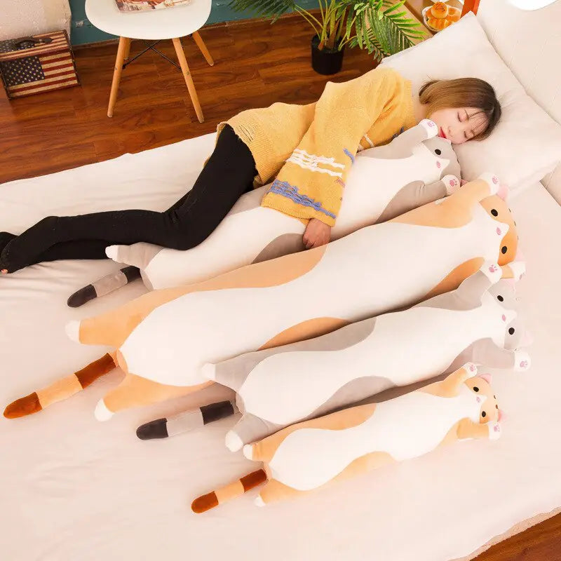 Ultra Cozy Long Cat Pillow