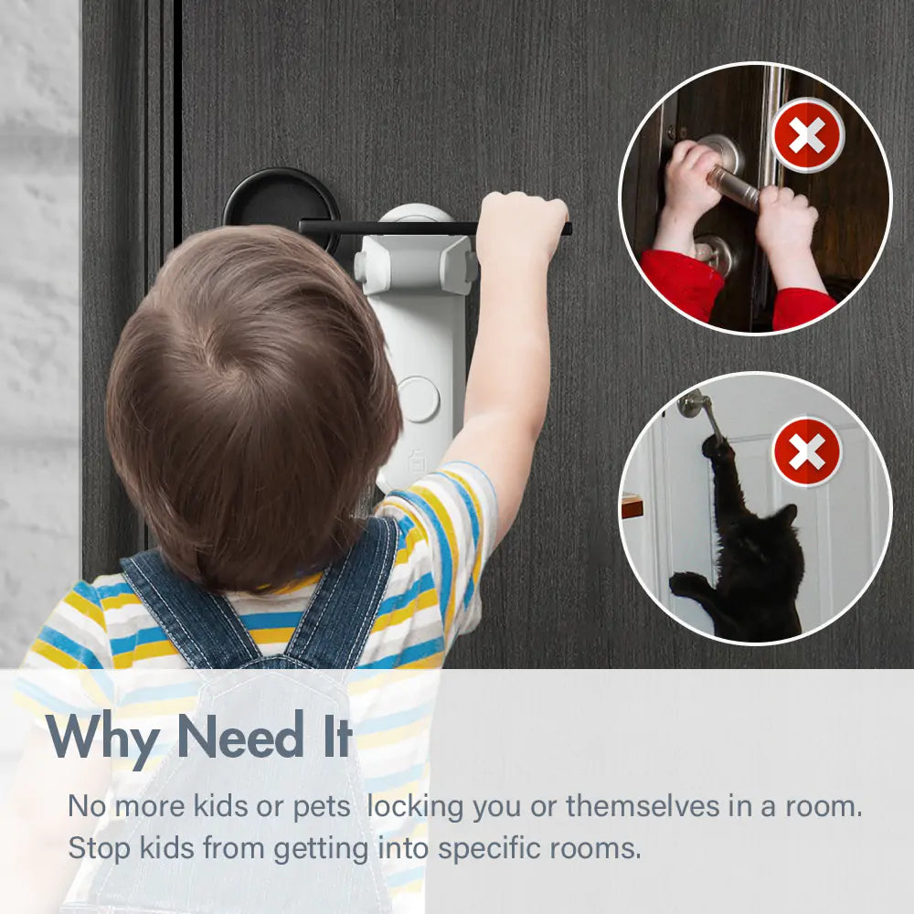 Child Safety Door Lever Lock