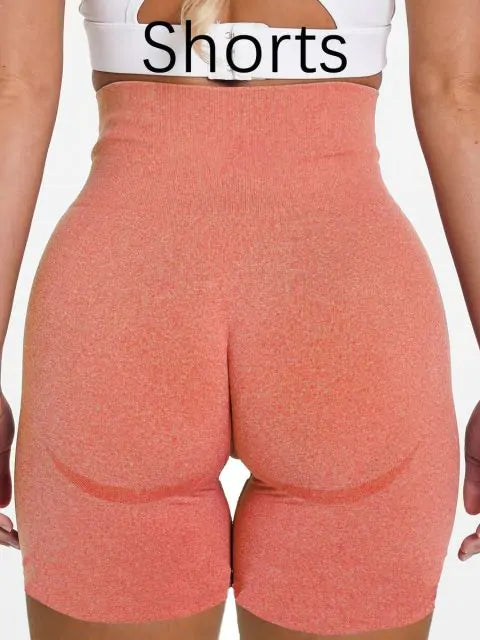 Seamless High-Waisted Spandex Blend Leggings