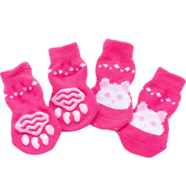 Knitted Pet Socks Set - Keep Your Pup Warm and Safe