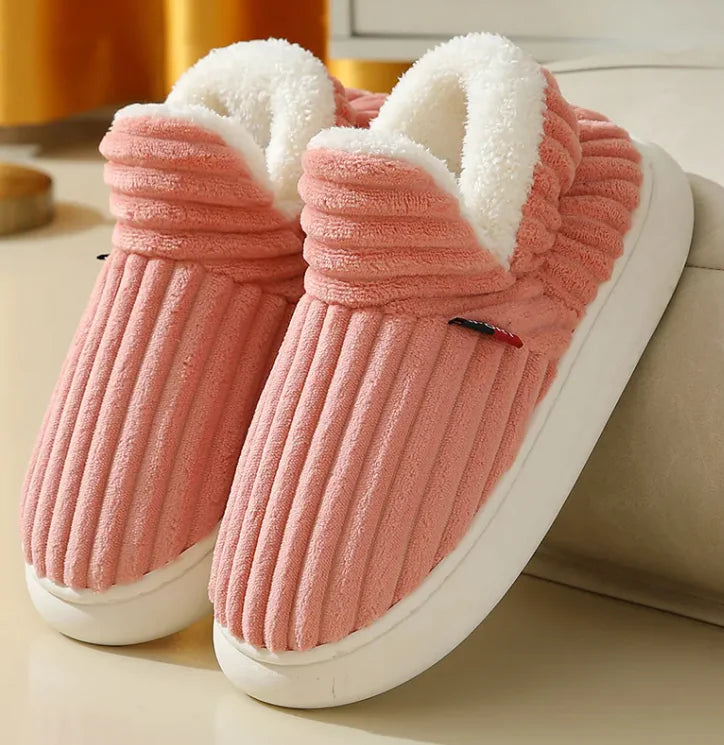 Men's & Women's Fleece Plush Cotton Slippers