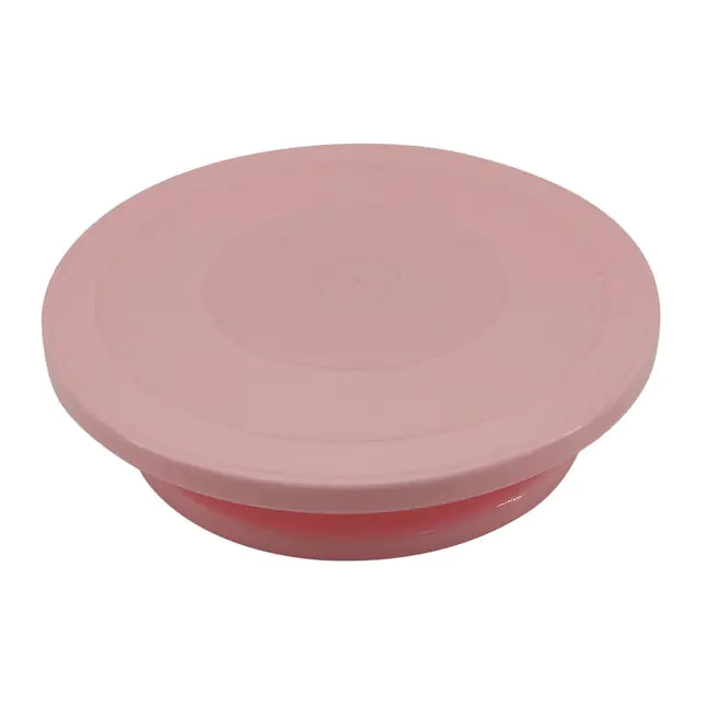 Cake Turntable Stand - 360° Rotation, Sturdy Base for Precise Cake Decorating