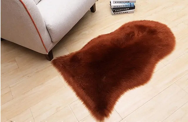 Faux Fur Carpet - Luxuriously Soft Sheepskin Rug