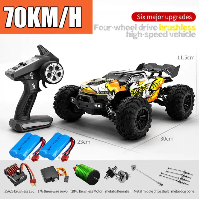 High-Speed 4WD Remote Control Car with 70km/h Max Speed