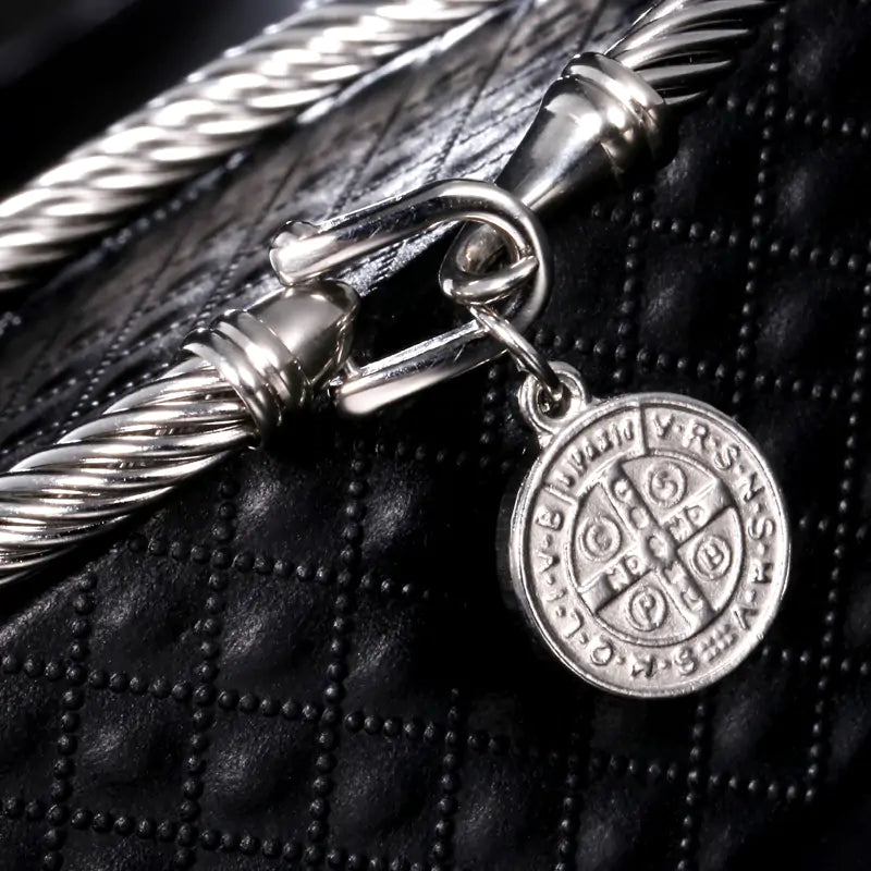 Saint Benedict Medal Charm Bracelets - Faithful Symbol of Strength and Protection