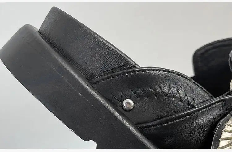 Studded Mule Clogs - High-Quality Faux Leather, Cushioning Soles, Flexible Arch Support, Removable Insoles