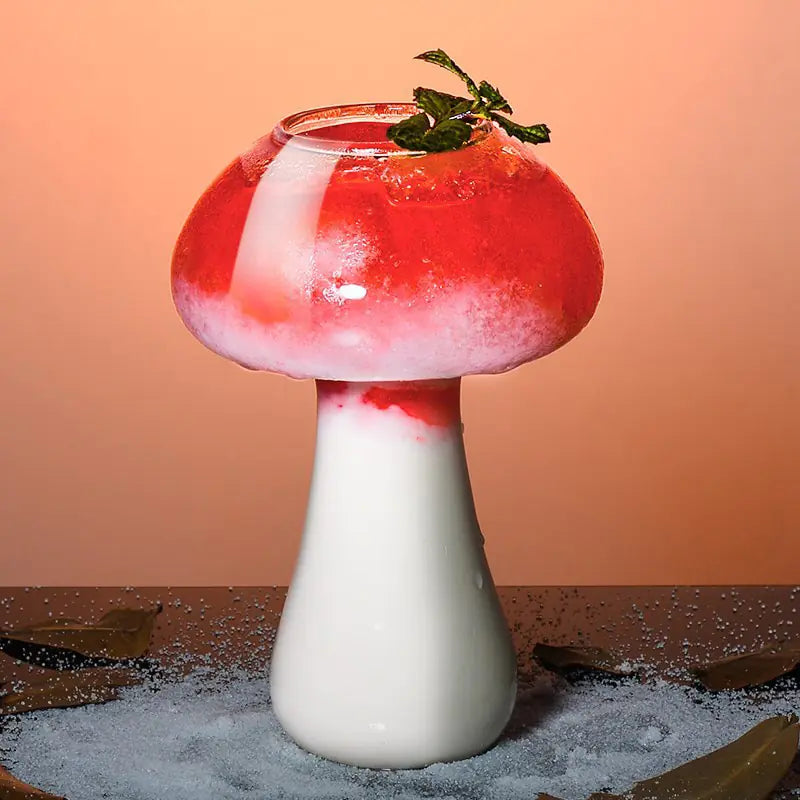 Mushroom Design Glass - Enhance Your Drinking Experience