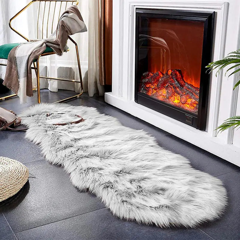 Faux Fur Carpet - Luxuriously Soft Sheepskin Rug