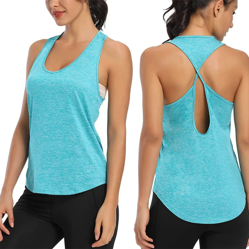 Running Vest - Lightweight and Breathable Fitness Shirt for Yoga, Gym, and Running