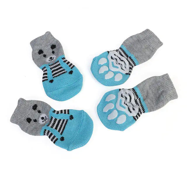 Knitted Pet Socks Set - Keep Your Pup Warm and Safe